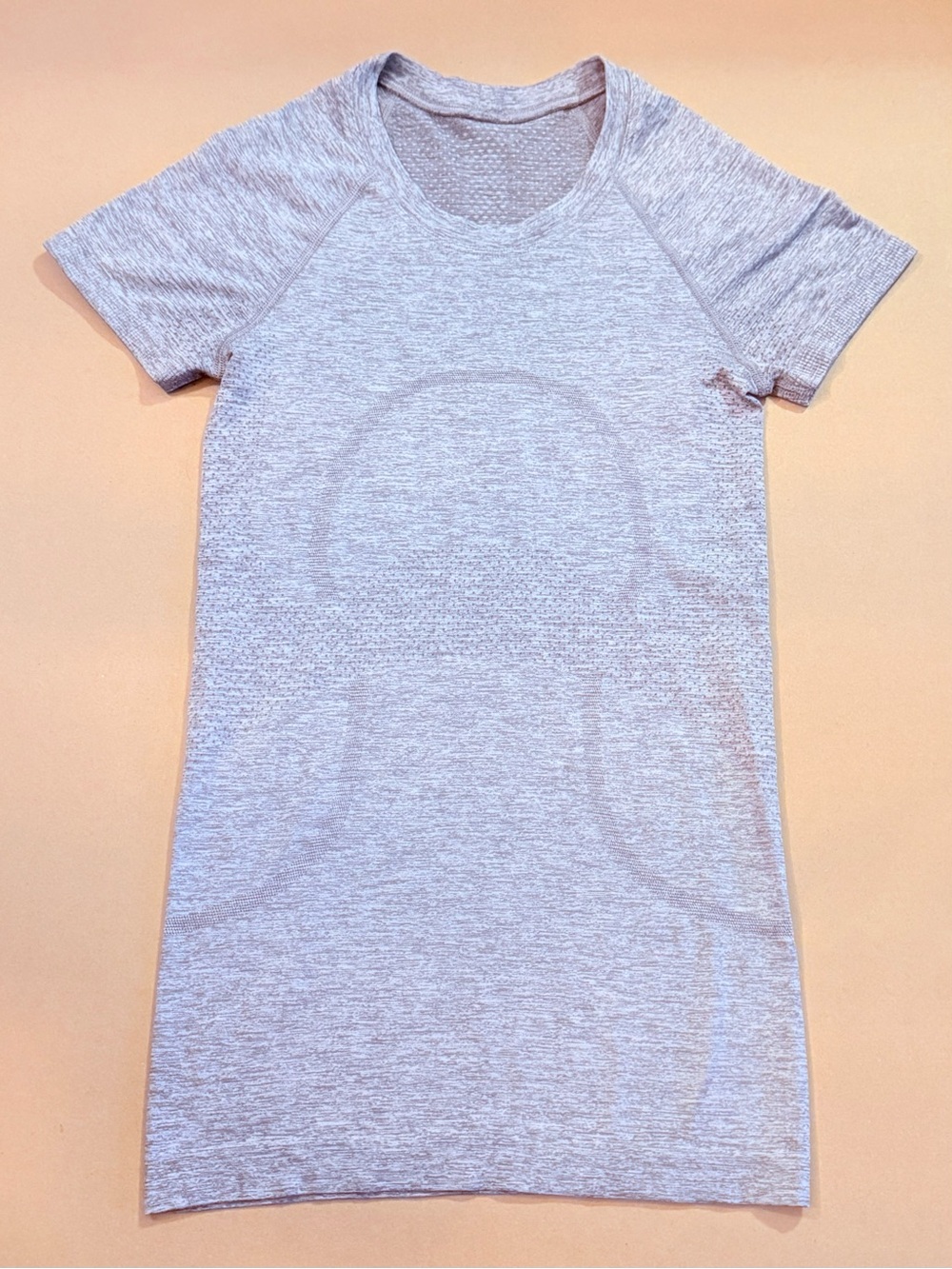 lululemon athletica Light Gray Short Sleeve Tee